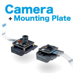 Assembled Camera with Mounting Plate